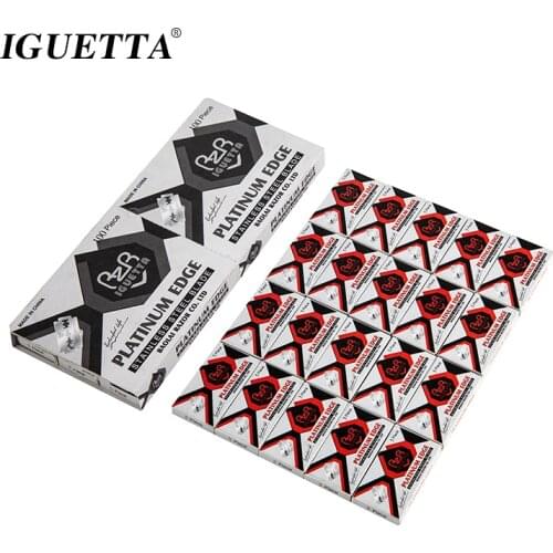 100pcs Double-Sided Razor Blade Stainless Steel Manual Razor Blade Safety Razor Blade Shaving Tool Men Shaving Razor For Beard