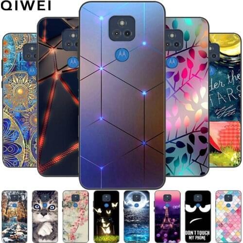 For Moto E7 Plus Case Fashion Soft Silicone Back Cover For Motorola Moto E7 Plus Phone Cases For MotoE7 E 7 E7Plus TPU Bumper