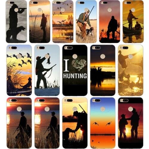 146SD Duck Hunting Cool Logos Classic Soft Silicone Tpu Cover phone Case for xiaomi redmi 4A 4X note 4 4x mi A1 A2 lite