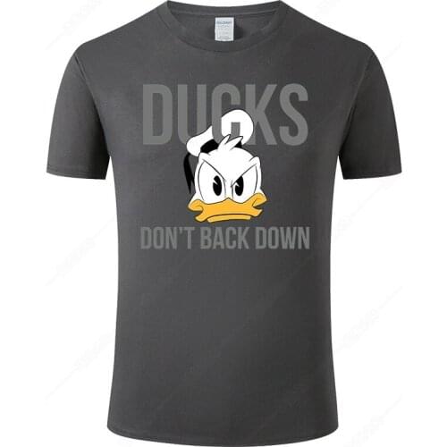 Cotton T Shirt Men Women 2021 Summer Short Sleeve Donald Duck Print T-shirt Male Tops Cool Tee Streetwear Clothing J108