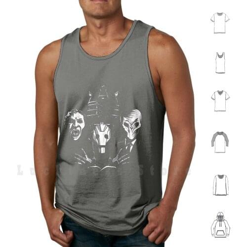 Villain Rhapsody tank tops vest sleeveless Villains Who The Dalek Cybermen Cyberman Weeping Angel Time Travel
