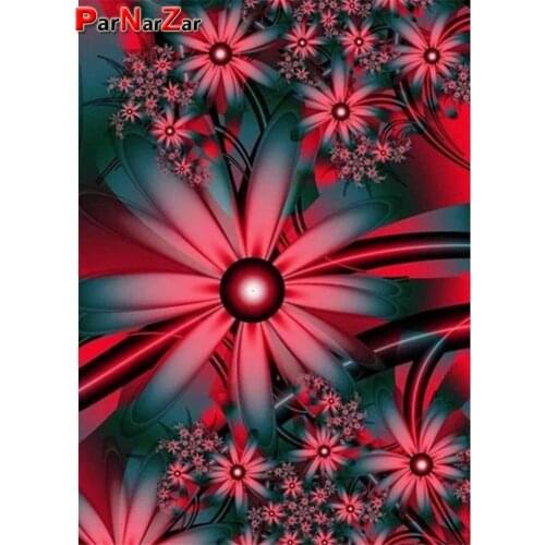ParNarZar Full Round diamond painting cross stitch Crafts Needlework Kits Flower 5D Diy wall Decoration mocaic craft
