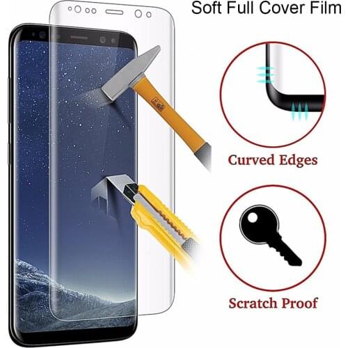 Screen Film for Samsung Galaxy S6 Edge S8 S9 Plus S7 Note 8 9 10 Pro Transparent Soft Protector Film on Samsung S10 Plus S10 5G
