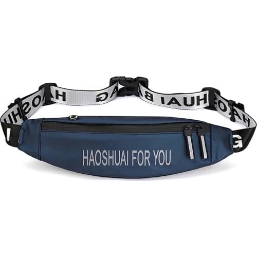 Waterproof Running Waist Bag Nylon Sports Jogging Portable Outdoor Phone Holder Belt Bag Women Men Fitness Sport Accessories