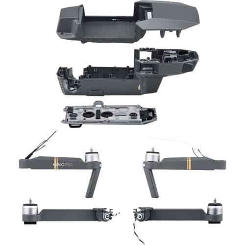 Disassembled Motor Arm for DJI Mavic Pro Drone Body Shell Repair Parts Middle Frame Bottom Shell Upper Cover Replacement