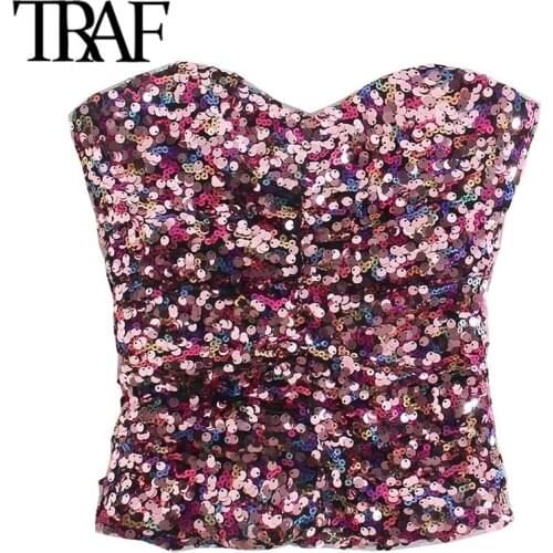 Женские майки TRAF China At AliExpress