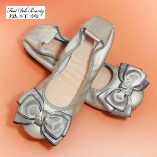 Spring Summer Genuine leather comfortable career ladies flat shoes sweet ballerina flats footwear Very soft flat shoes women