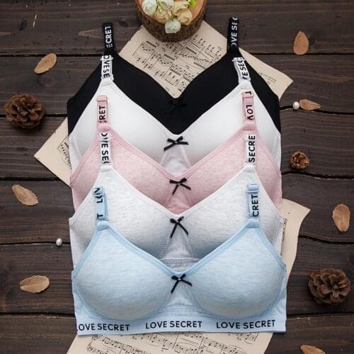 Girls Training Bras Teen Girl Underwear Teenager Kids Lingerie Young Puberty Girl Underwear Tops Clothes Child Small Bra