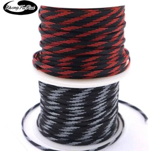 Snake skin mesh tube 4mm/6/8/10/12 power cord horn wire sleeve woven mesh nylon mesh shock-absorbing mesh