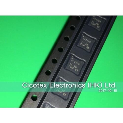 10pcs/lot CC2500RGPR VQFN20 IC RF TXRX ISM 1GHZ 20-VFQFN CC2500