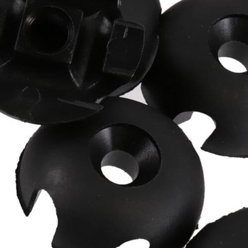 10pcs Nylon Deck Line Guide Slotted Round Kayak Fitting Deck Sailing Rigging