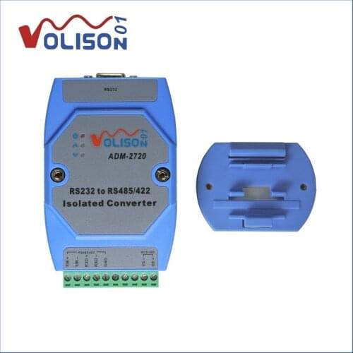 ADM-2720 Industrial grade photoelectric isolated active RS232 to RS485 / 422 converter DC9-48V