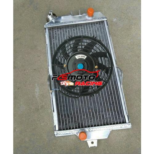 3 ROW Aluminum Radiator For Suzuki Quadzilla Zilla LT500R Quadracer LT 500 R 1987-1990 1988 1989 & OR With FAN Quad Racer