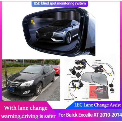 Car Blind Spot Monitoring for Buick Excelle XT 2010-2014 BSD BSA BSM Radar Detection System Microwave Sensor Assistant Security