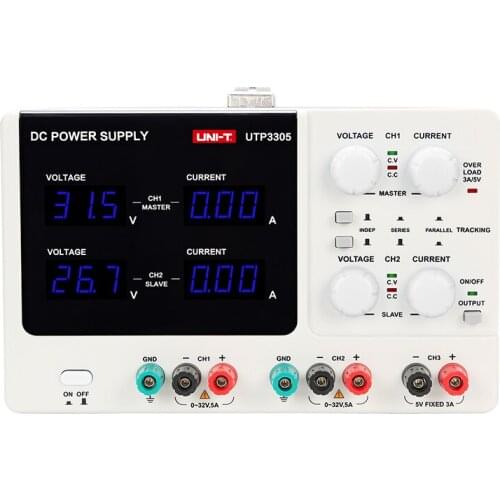 UNI-T UTP3305 Multi-Channel Linear DC Power Supply 32V 5A Precision Variable Adjustable Digital For Phone Computer Repair Shop