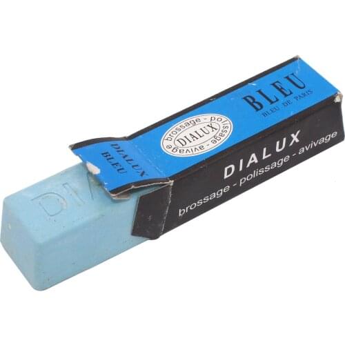 DIALUX Rouge Gold &Silver Jewelers Carving Wax Polishing Rouge, Blue Color Rouge Bar Buffing Wax Compound France