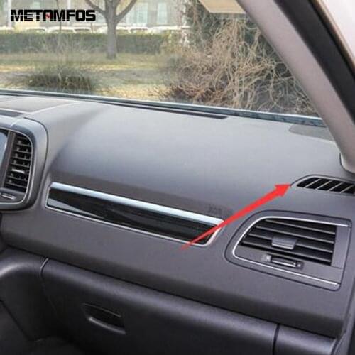 For Renault Koleos 2016-2020 2021 Matte Front Upper Air Condition Vent Outlet Cover Trim Molding Inner Accessories Car Styling