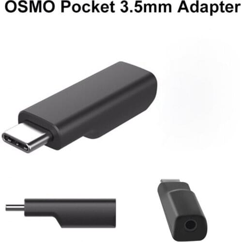 DJI Pocket 2/ DJI Osmo Pocket 3.5mm MIC Adapter Supports External 3.5mm Microphone Mic Adapter For DJI Osmo Pocket Accessories