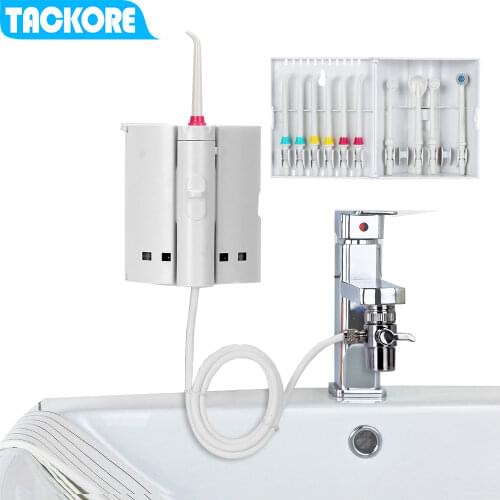 Tackore Faucet Flosser Oral Irrigator Floss SPA Floss Water Jet Pick Water Dental Pick Oral Irrigation