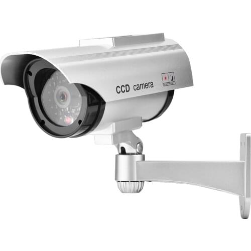 SOONHUA Dummy Camera Waterproof Solar Power Fake Cameras CCTV Security Camera With CCTV Sticker Free Shipping