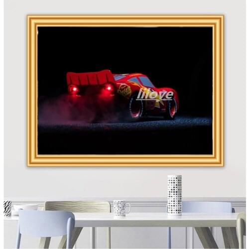 Full Square /Round Drill 5D DIY Diamond Painting Cartoon car 3D Diamond Embroidery Pictures Of Rhinestones Home Decoration CV500