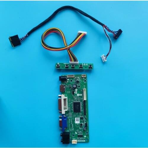 Kit For HB140WX1-100 BOE Display DVI Audio Panel Screen Controller board DIY 2019 Driver VGA HDMI 14" 1366X768 LCD LED