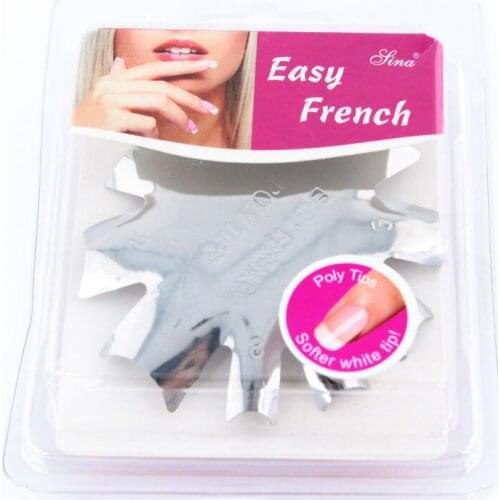 36 pcs/ lot Metal Manicure Tools False Nail Clipper Easy French Nail Cutter Pedicure Trimmer Wholesales Size 0-8 F0213XX