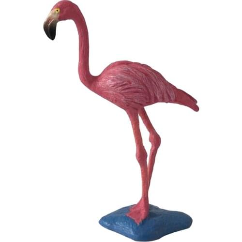 Set of 2 Red Flamingo Garden Statues, Durable Outdoor Sculptures Make Great Home Decor