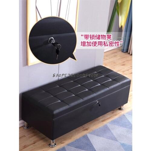 Entity Doll Storage Box Storage Stool Doll Collection Box With Lock Strip Sofa Clothing Store Shoe Store Shoe Stool