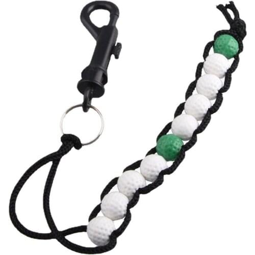 Golf Stroke Score Counter Plastic Golf Ball Beads Putt Counter Training Accessories Aids Easy To Use