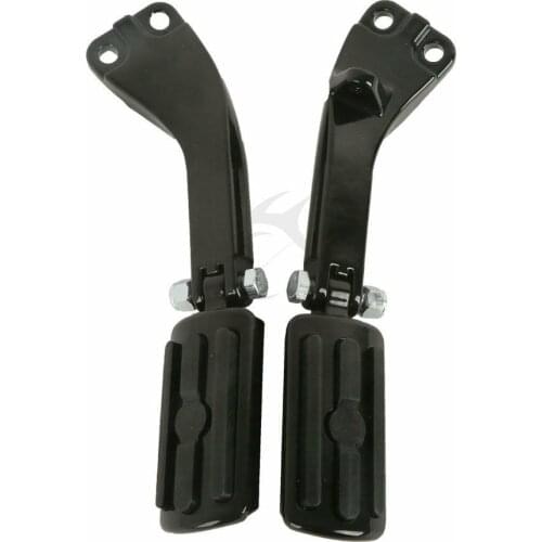 Motorcycle Passenger Foot Pegs Footpeg Support Mounting For Harley Dyna Low Rider Fat Bob Glide FXDB FXDF 2006-2017