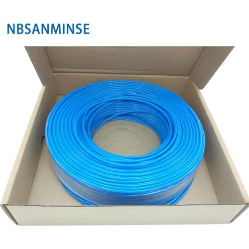 200M / 100M PU Pipe Pneumatic Hose Tube PU Hose Dia. 6 8 10 12 14 16 Low Pressure For Compressed Air only NBSANMINSE