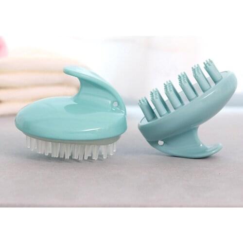Comb Handheld Silicone Scalp Massage Brush Washing Comb Hair Mini Head Meridian Massage Pet Comb