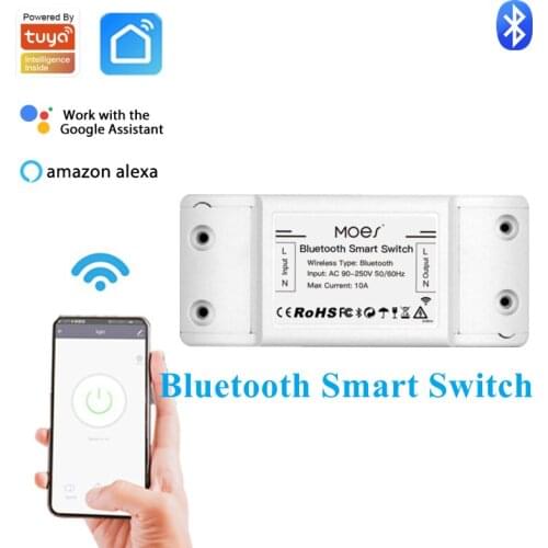 Tuya Bluetooth Smart Switch Relay Module Single Point Control Sigmesh Function Wireless Remote Control With Alexa Google Home