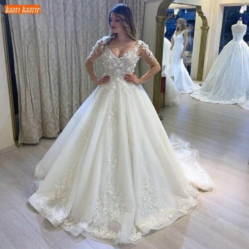 Romantic Boho Wedding Dress Long Sleeves Lace Appliqued Custom Made Wedding Gowns White Court Train Sexy Backless Bridal Dresses