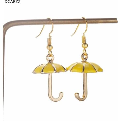 TV Show HIMYM How I met your mother Earrings Yellow Umbrella Stud Earrings Women Wedding Gift Couples Marriage Anniversary Gift