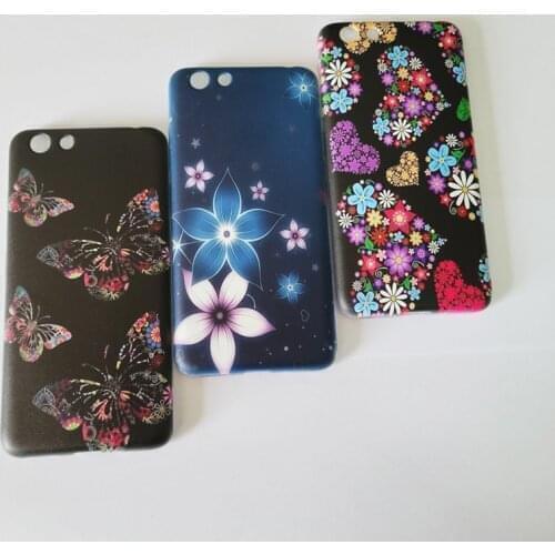 Flower butterfly cat floral leaves silicone phone case For Oppo F5 F7 Youth F9 F11 F17 Pro floral leave phone cover