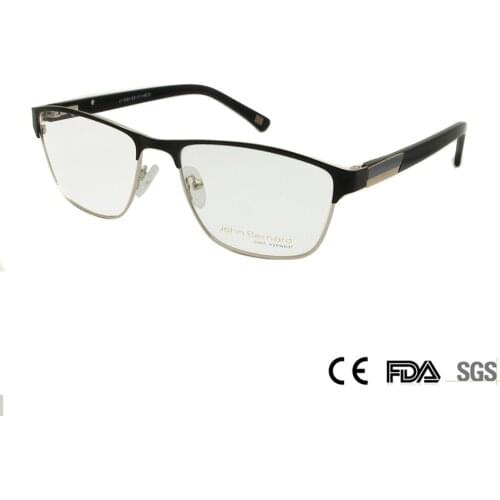 Sorbern Men Women Myopia Glasses Prescription Spectacles Business Style Metal Half Rim Eyeglasses Square Optical Frames Eyewear