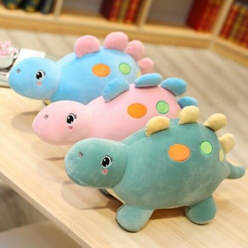 New 1pc 40/50/70cm Creative Tyrannosaurus Stegosaurus Plush Toy Soft Dinosaur Doll Stuffed Toy for Children Boys Birthday Gifts