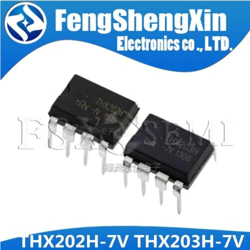 10pcs/lot New THX202H THX202H-7V THX202H-8V DIP-8 THX203H THX203H-7V Switching Power Controller IC