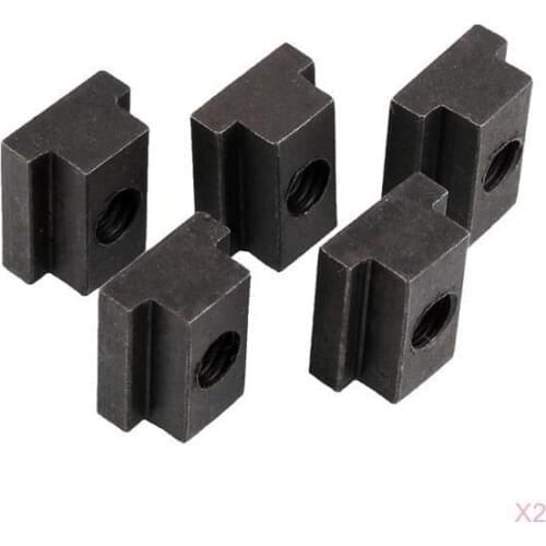 10-Pack Roll-In Spring T Nut, Roll Ball Elastic Nuts for T-Slot Aluminum Extrusion Profile