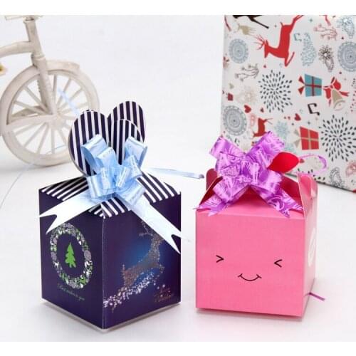 1000pcs 1.2CM*20CM Small Gift Ribbon birthday/wedding Party decoration Packing Pull Bow Ribbon Flower Accessories supplies