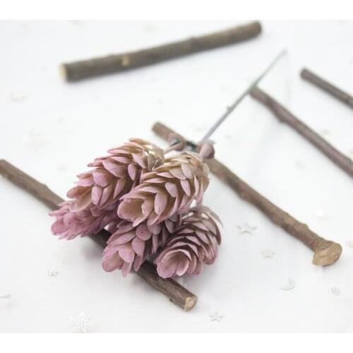 2Pcs/Pack Four Colors Optional Imitation Pineapple Grass Forest Style Diy Accessories Home Decoration Wall Pot JH56