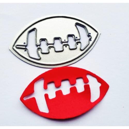 3.1x2.1cm Lovely rugby Cutting dies metal crafts paper die-cutting /DIY embossing Easter and New Year Scrapbooking