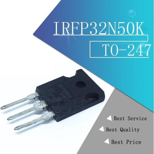 5pcs IRFP32N50K TO-247 P32N50K TO247 IRFP32N50KPBF IRFP32N50 32A 500V TO-3P MOSFET new original