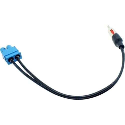 APS Antenna Adapter Fakra Dual Male to 1 DIN GPS Navigation Extension Cable