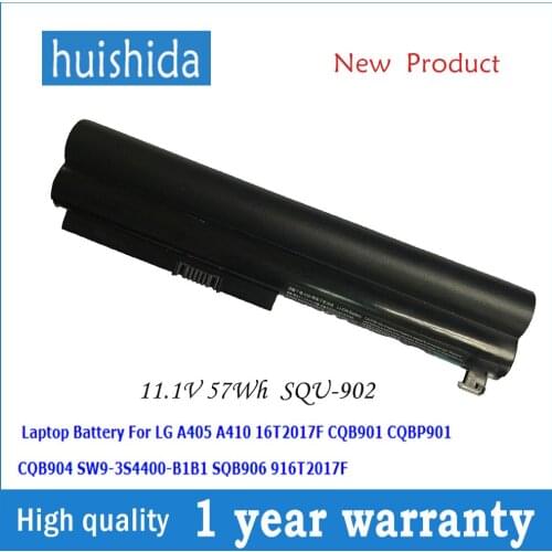 11.1V 57wh SQU-902 New laptop battery for LG SQU-902 A405 A410 16T2017F SW9-3S4400-B1B1 CQB901 CQBP901 CQB904 series