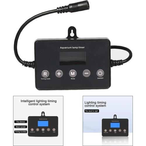 Aquarium LED Light Dimmer Controller Sunrise Sunset Modulator For Aquarium Fishes Tank Led Intelligent Light Timing Dimming