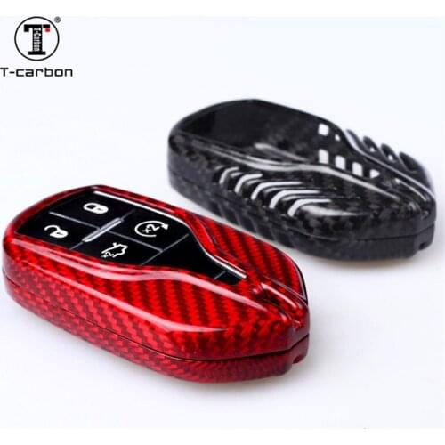 100% Carbon Fiber Car Key Case For Maserati Quattroporte Ghibli GranTurismo Levante GranCabrio Spyder Coupe Car Key Cover