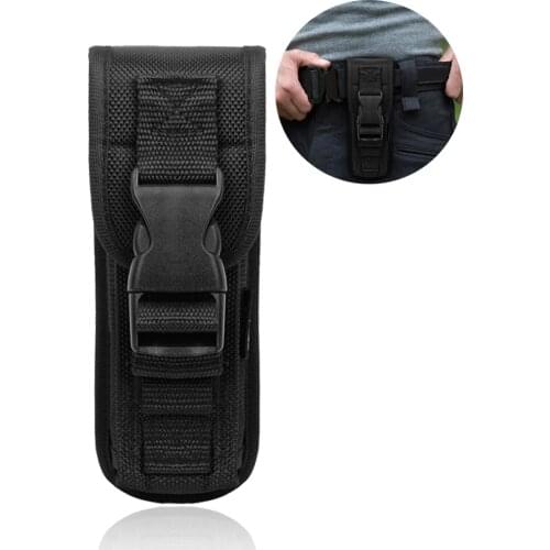 Flashlight Holster Case Led Torch Flashlight Pouch Holster for Duty Belt Holder with Molle System and Buckle